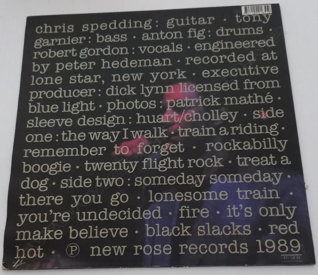 Robert Gordon (2), Live At Lone Star Image 1++